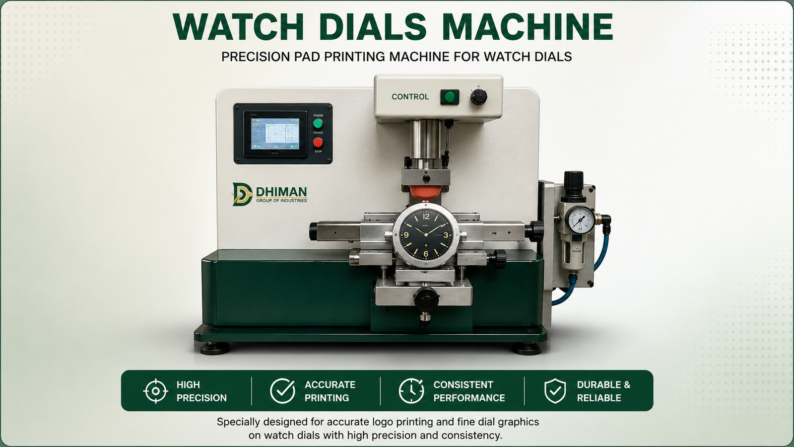 Watch Dials Machine